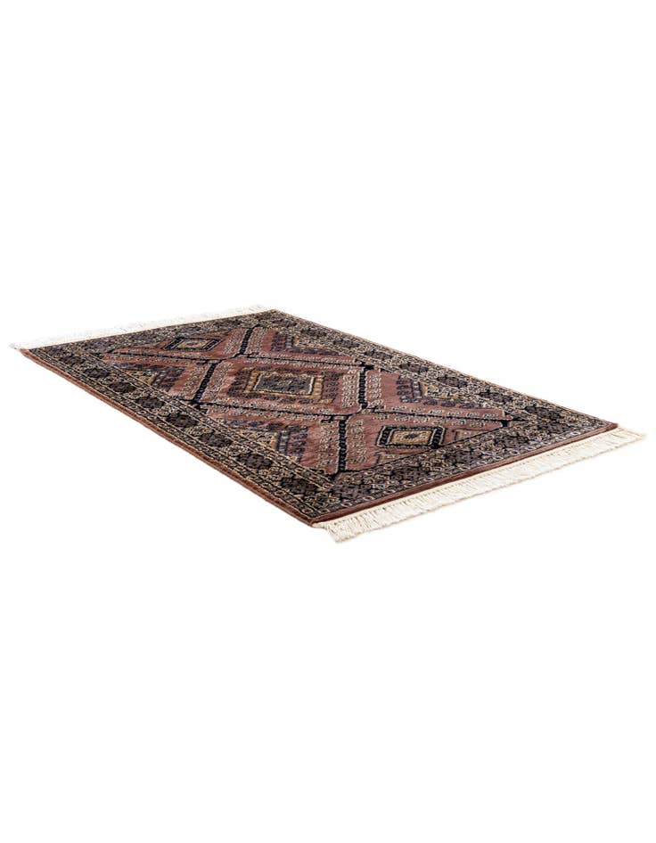 Detail image of  3' 1 x 4' 11  Hand Knotted Bokhara Rug