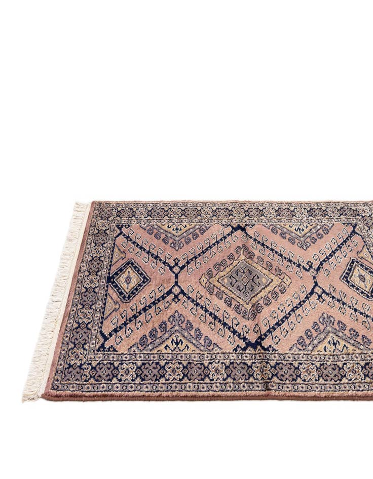 Detail image of  3' 1 x 4' 11  Hand Knotted Bokhara Rug