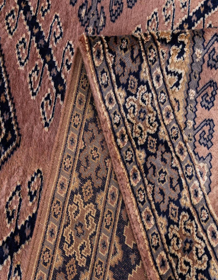 Detail image of  3' 1 x 4' 11  Hand Knotted Bokhara Rug