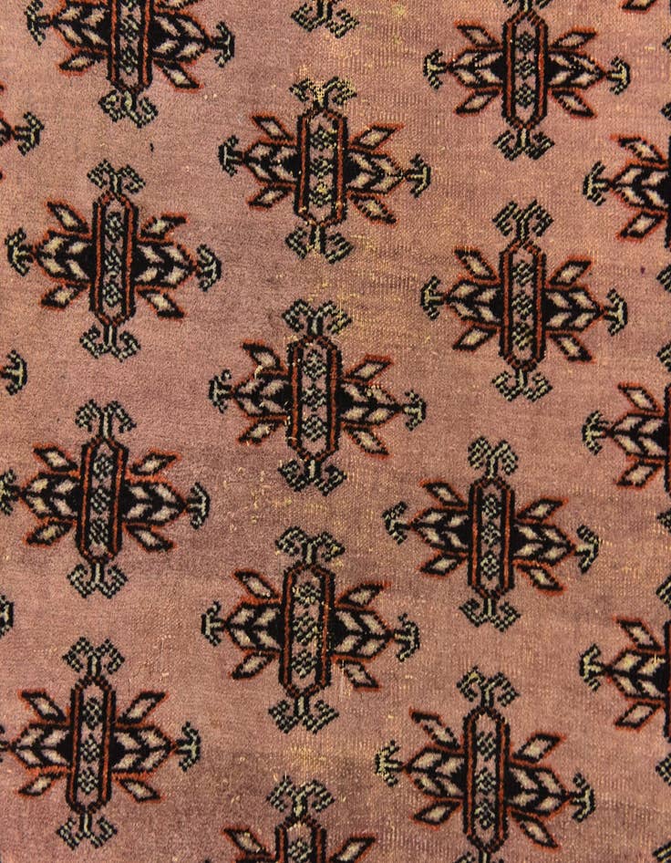 Detail image of  7' x 10'  Hand Knotted Bokhara Oriental Wool Rug