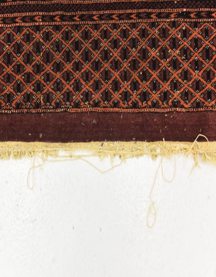 Detail image of  7' x 10'  Hand Knotted Bokhara Oriental Wool Rug