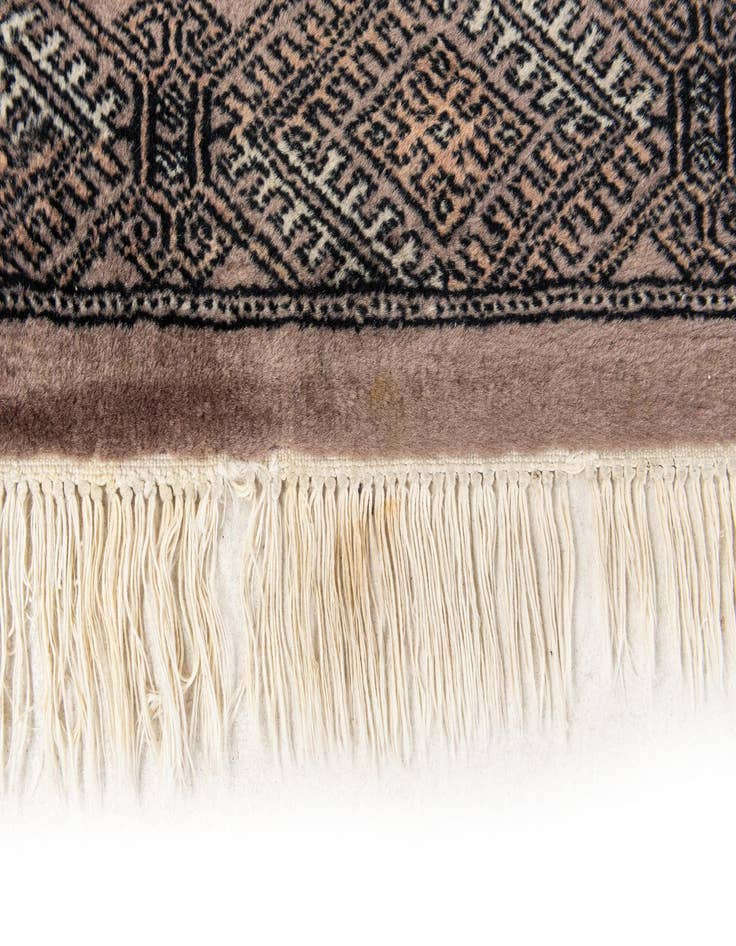 Detail image of  3' x 5'  Hand Knotted Bokhara Oriental Wool Rug