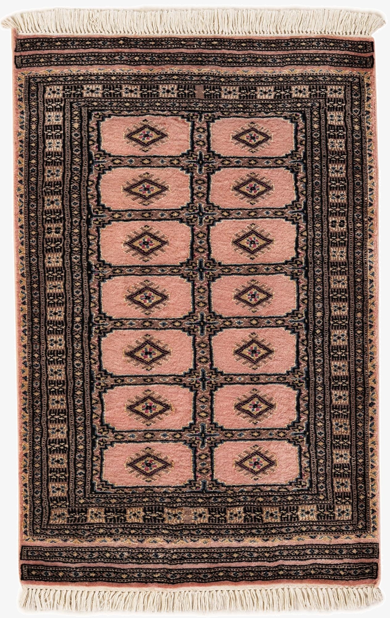  2' 8 x 4'  Hand Knotted Bokhara Rug