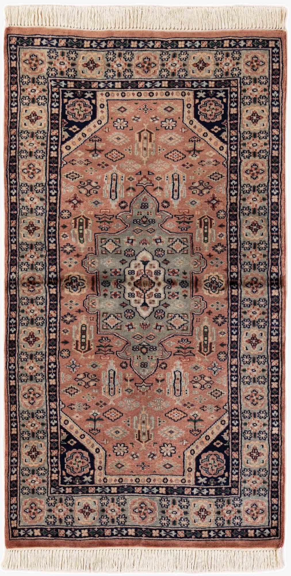  3' 2 x 5' 9  Hand Knotted Bokhara Rug