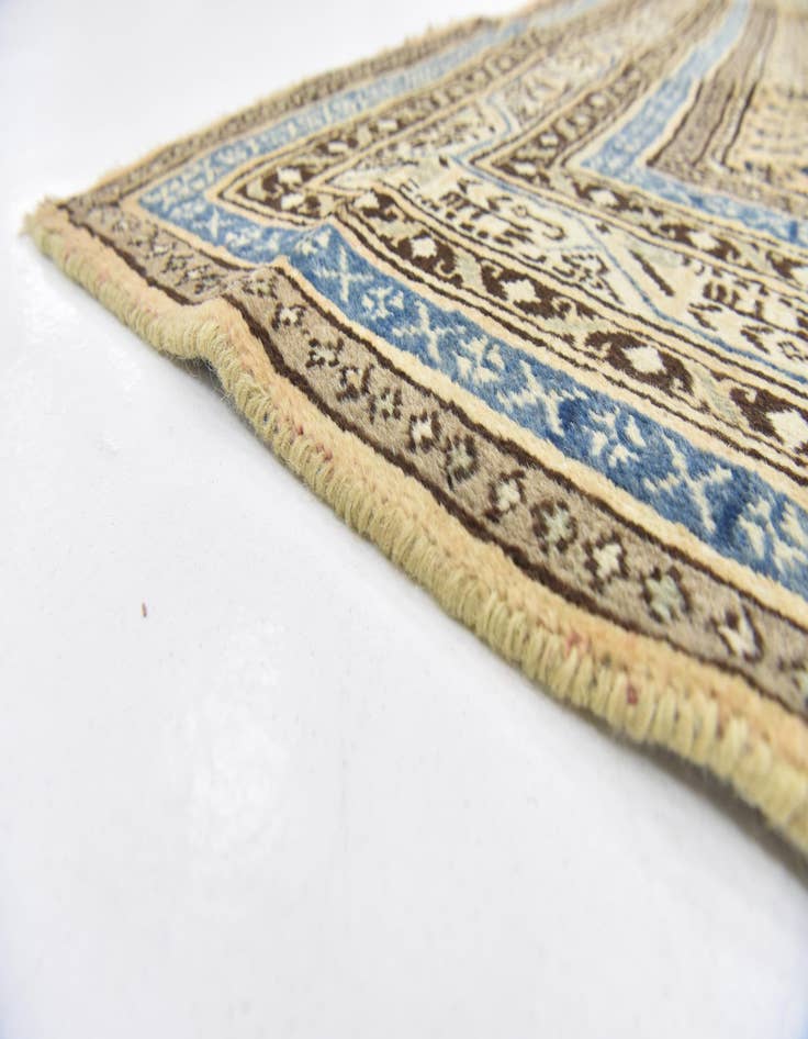 Detail image of  7' x 10' 5  Hand Knotted Botemir Persian Wool Rug