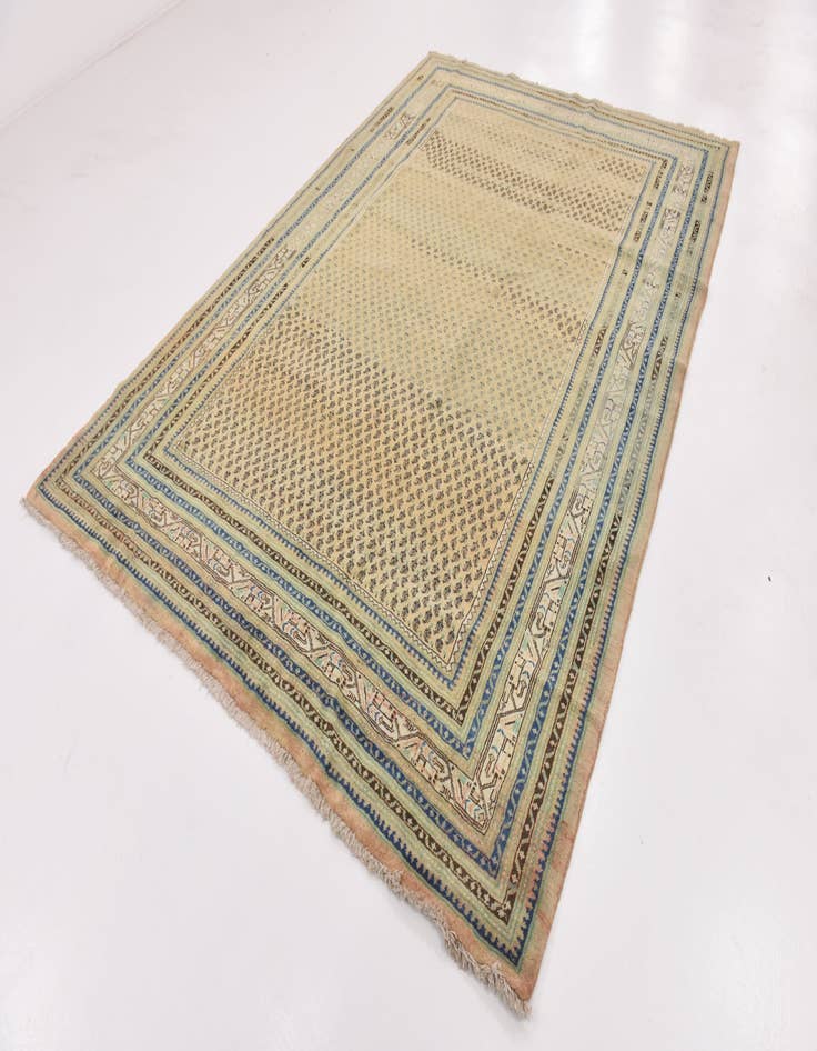 Detail image of  7' 5 x 10' 7  Hand Knotted Botemir Persian Wool Rug