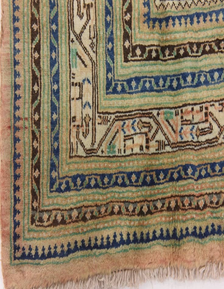 Detail image of  7' 5 x 10' 7  Hand Knotted Botemir Persian Wool Rug