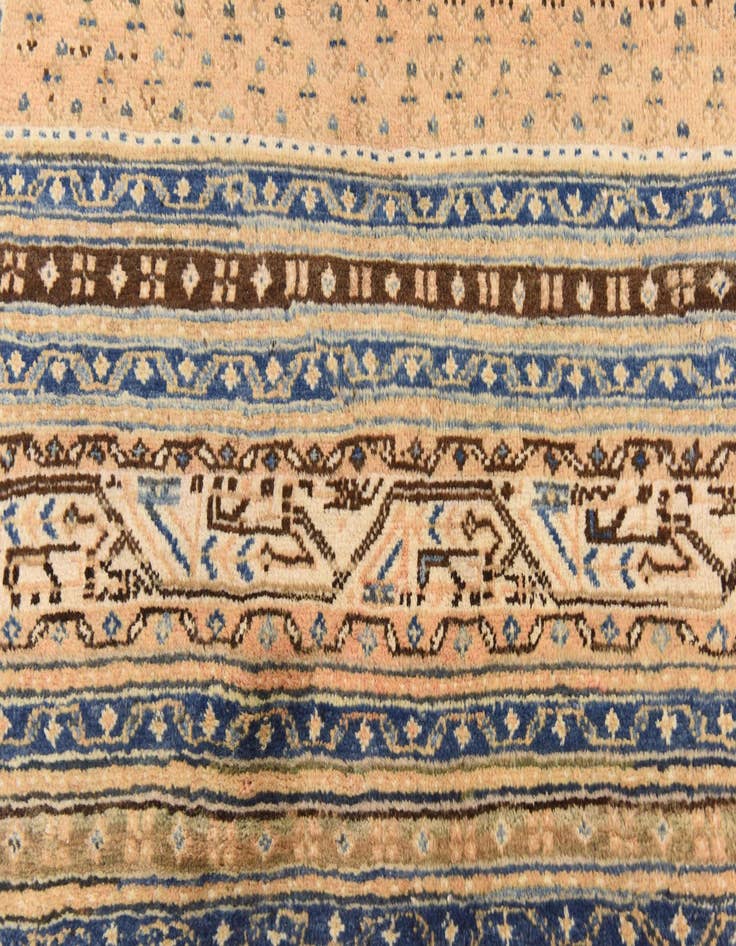 Detail image of  6' 8 x 10' 3  Hand Knotted Botemir Persian Wool Rug