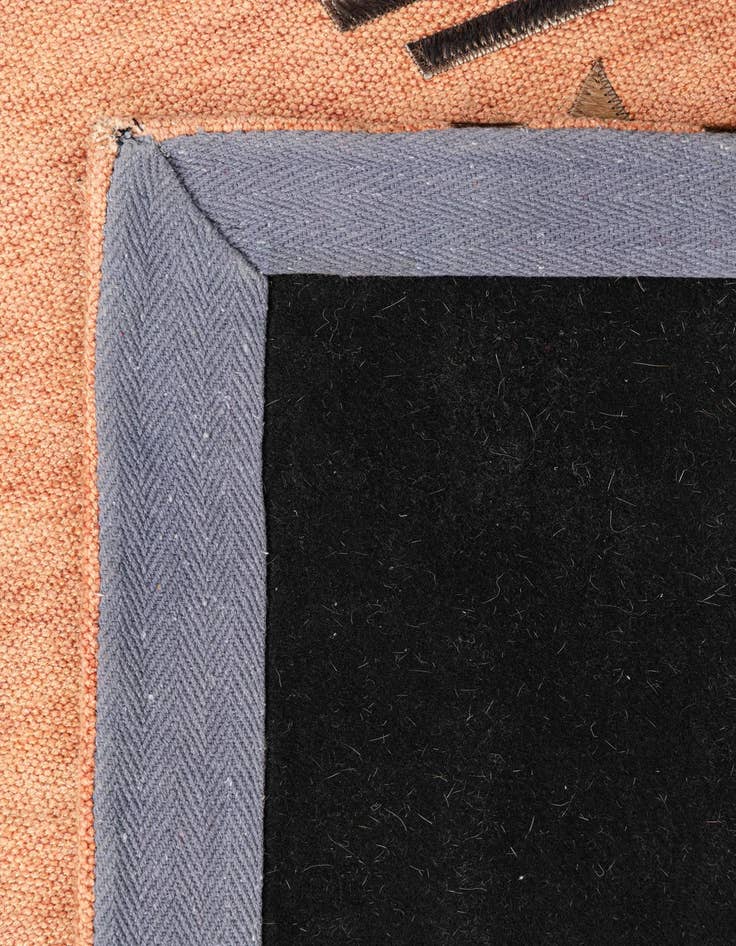 Detail image of  4' x 5' 7 Cowhide Leather Rug