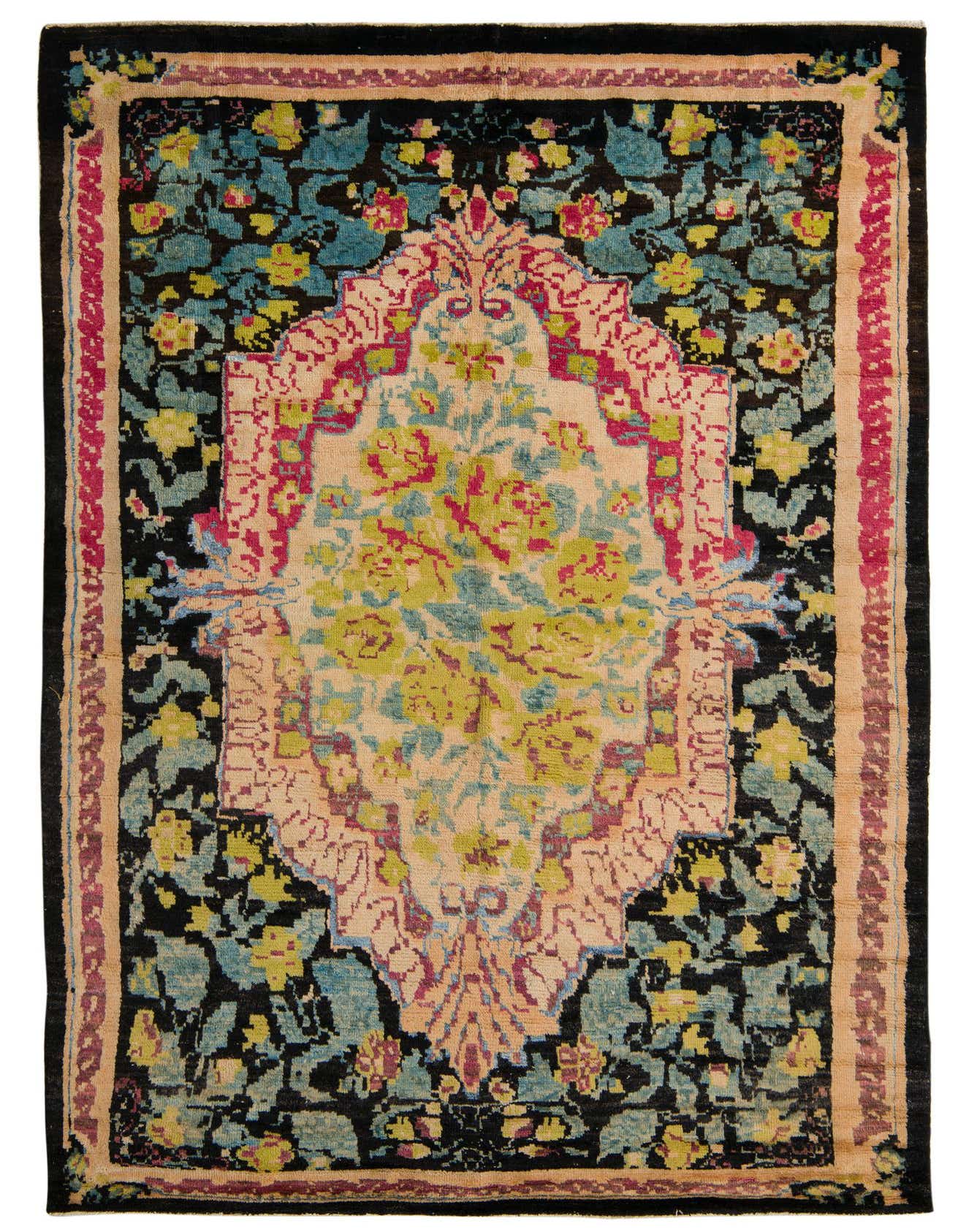 Primary image  6' 3 x 9' 8  Hand Knotted Darya Rug