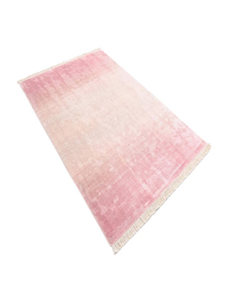 Detail image of  5' 7 x 8'  Hand Knotted Darya Wool Rug