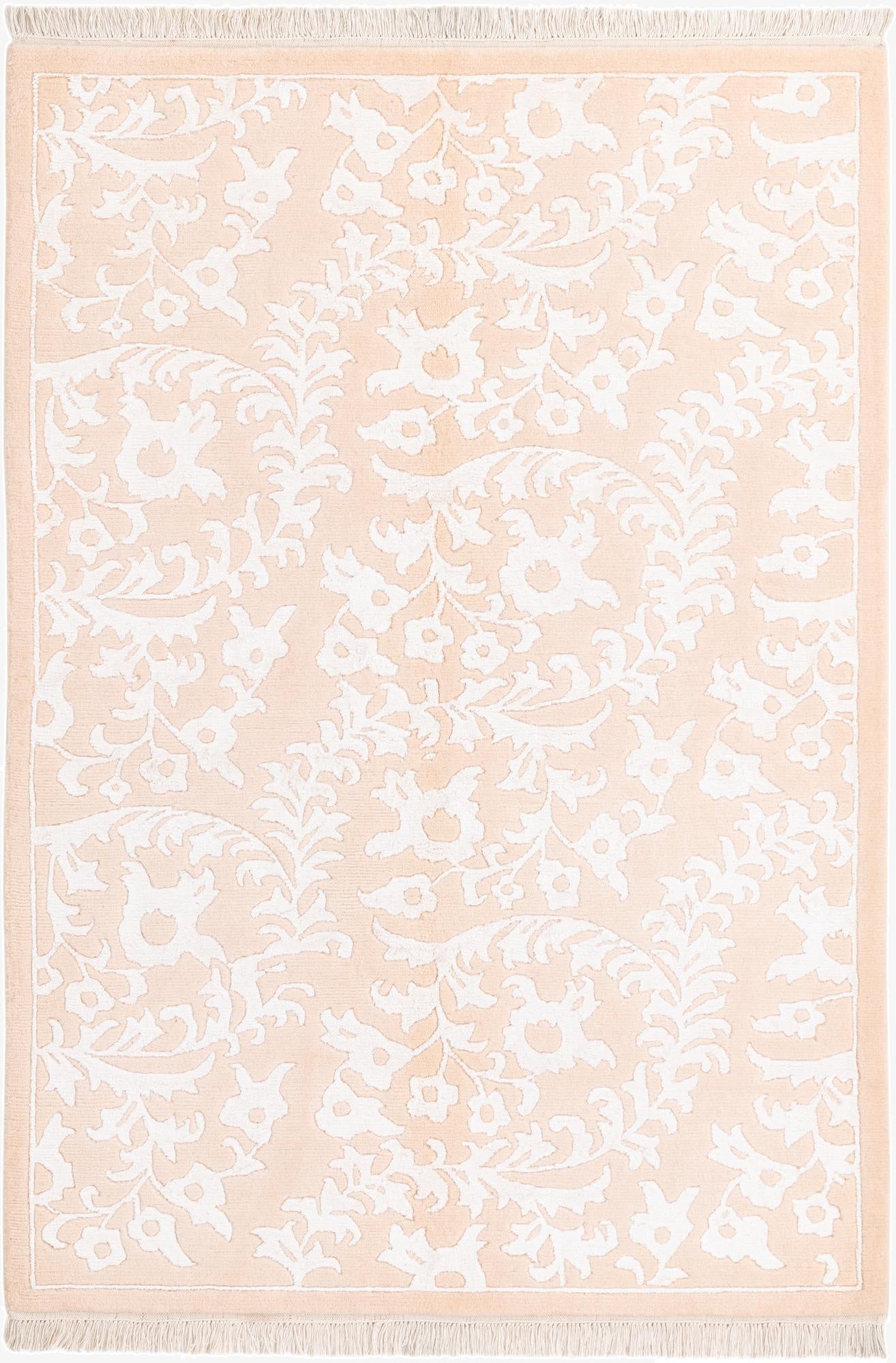  4' 1 x 5' 11  Hand Knotted Darya Wool Rug