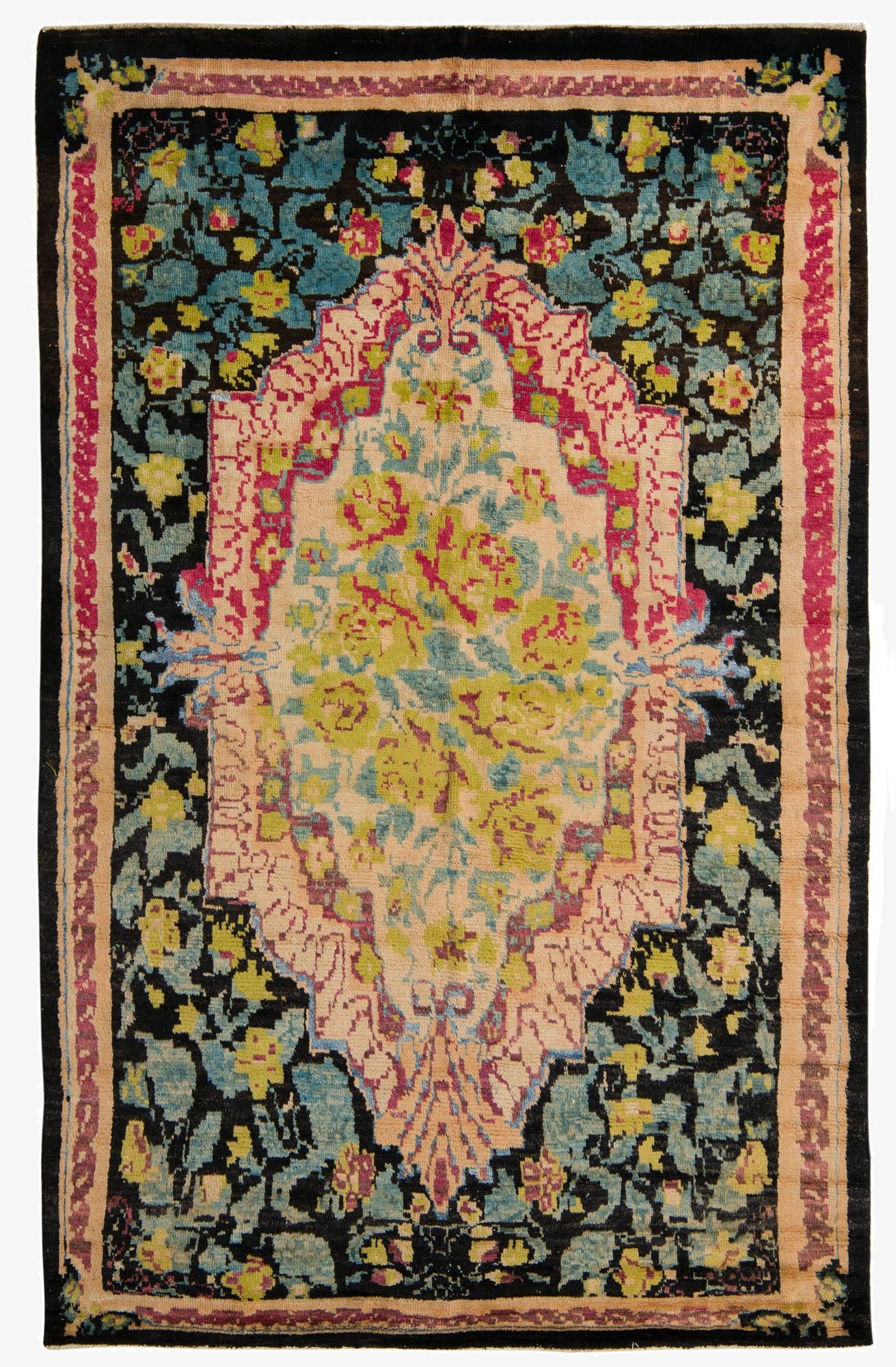  6' 3 x 9' 8  Hand Knotted Darya Rug