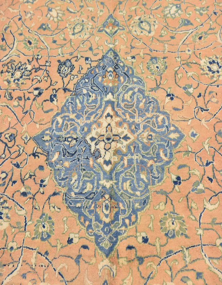 Detail image of  9' 10 x 13'  Hand Knotted Farahan Persian Wool Rug