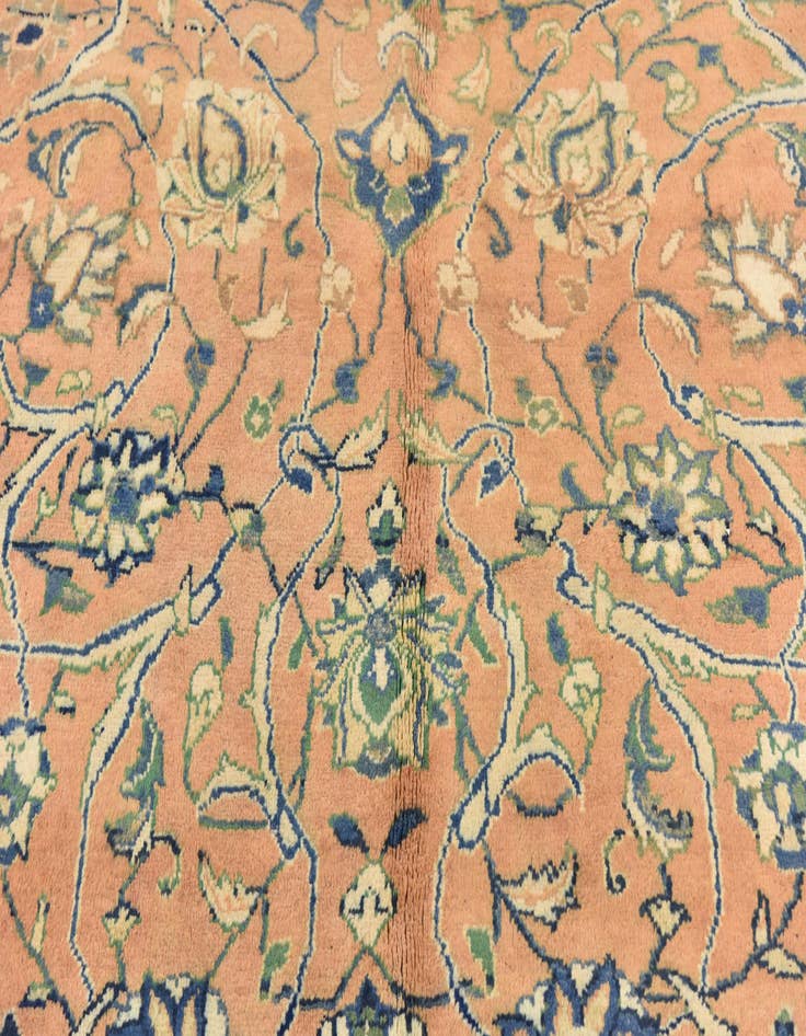 Detail image of  9' 10 x 13'  Hand Knotted Farahan Persian Wool Rug