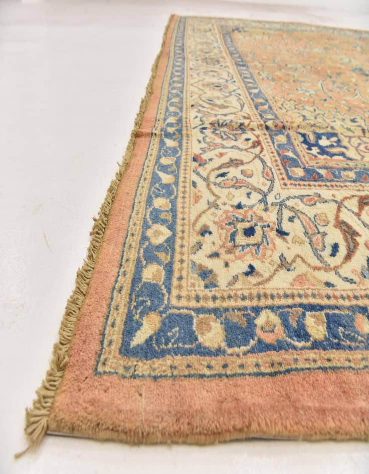 Detail image of  9' 10 x 13'  Hand Knotted Farahan Persian Wool Rug