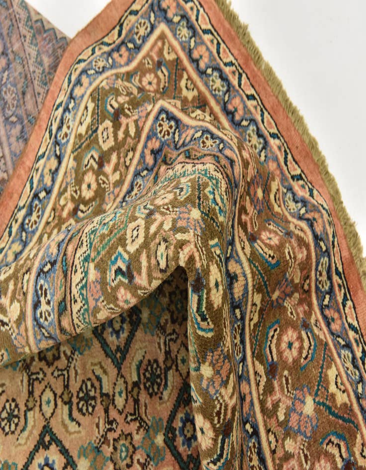 Detail image of  10' 2 x 12' 10  Hand Knotted Farahan Persian Wool Rug