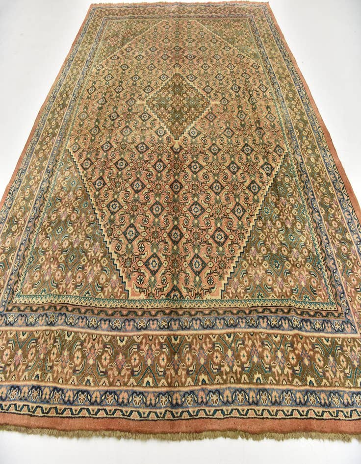 Detail image of  10' 2 x 12' 10  Hand Knotted Farahan Persian Wool Rug