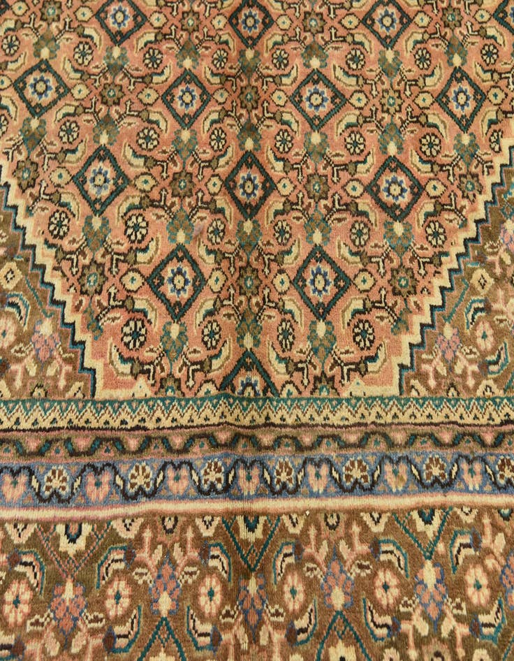 Detail image of  10' 2 x 12' 10  Hand Knotted Farahan Persian Wool Rug