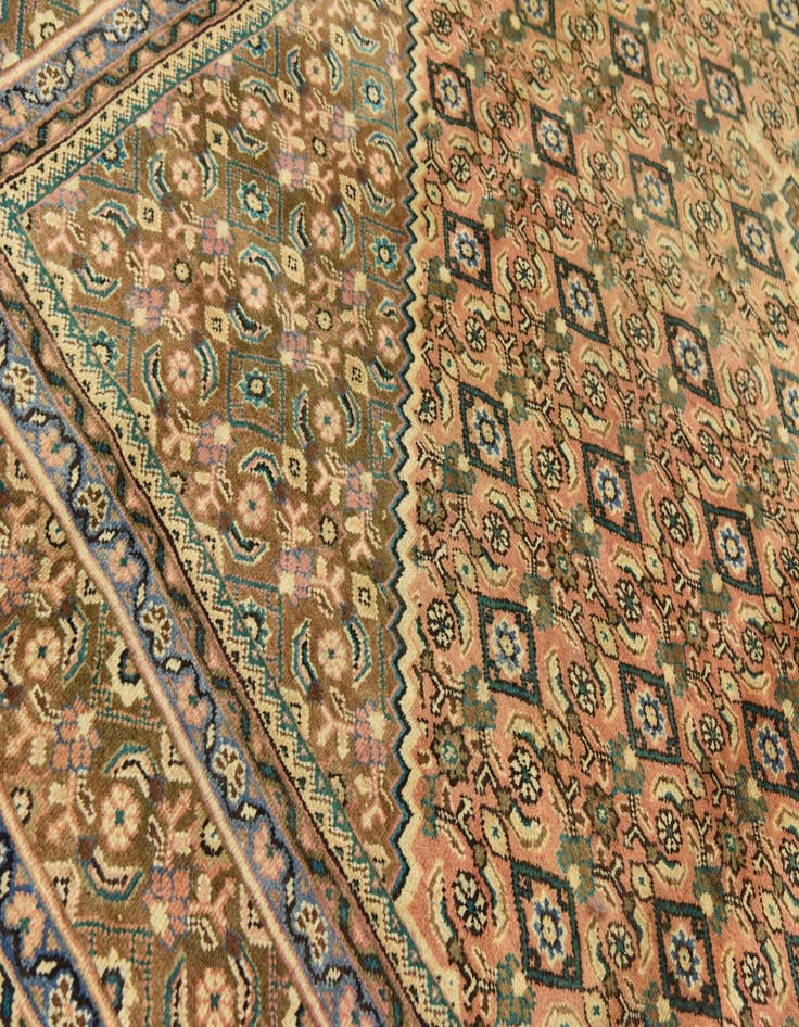 Detail image of  10' 2 x 12' 10  Hand Knotted Farahan Persian Wool Rug