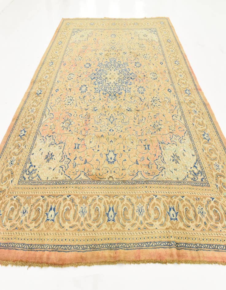 Detail image of  9' 8 x 12' 8  Hand Knotted Farahan Persian Wool Rug