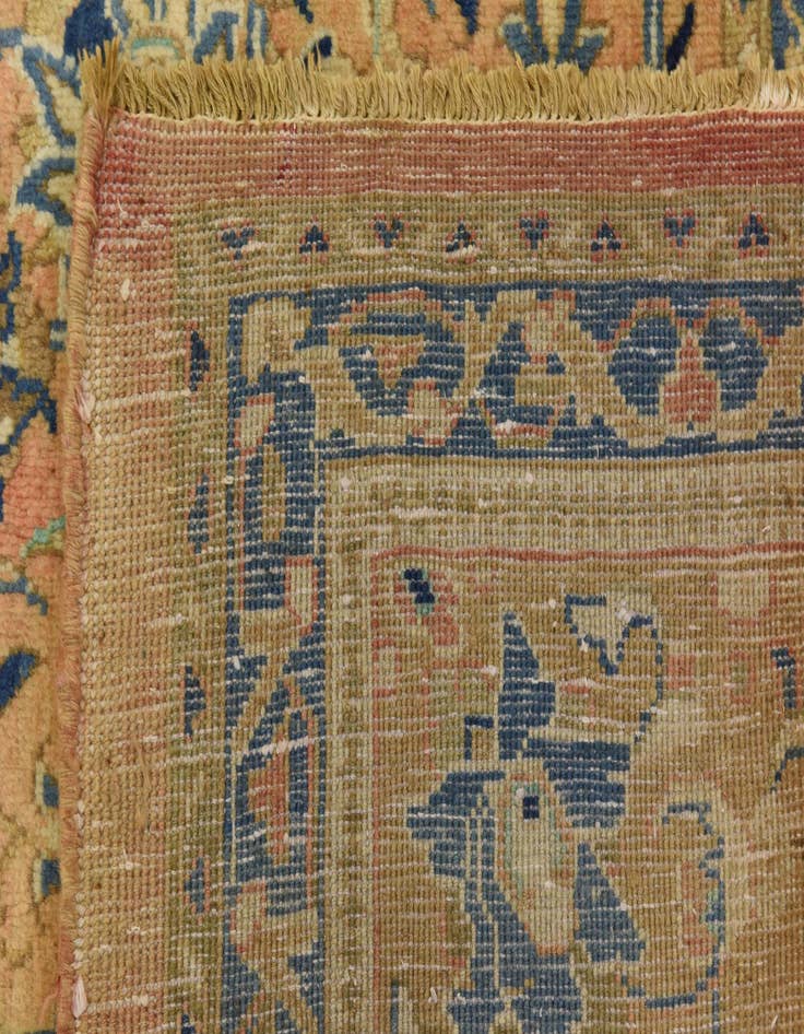 Detail image of  9' 11 x 13' 5  Hand Knotted Farahan Persian Wool Rug