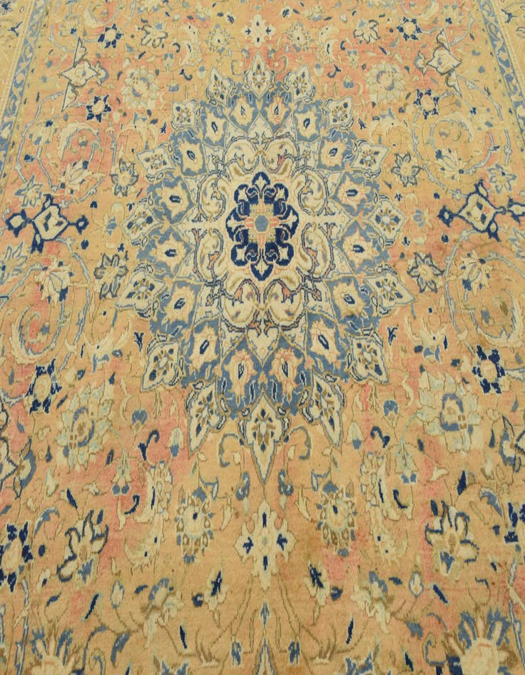Detail image of  9' 11 x 13' 5  Hand Knotted Farahan Persian Wool Rug