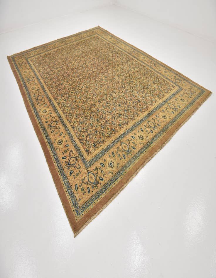 Detail image of  10' x 13' 2  Hand Knotted Farahan Persian Wool Rug