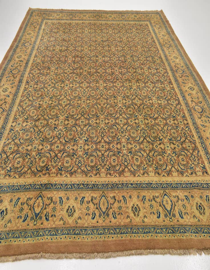 Detail image of  10' x 13' 2  Hand Knotted Farahan Persian Wool Rug