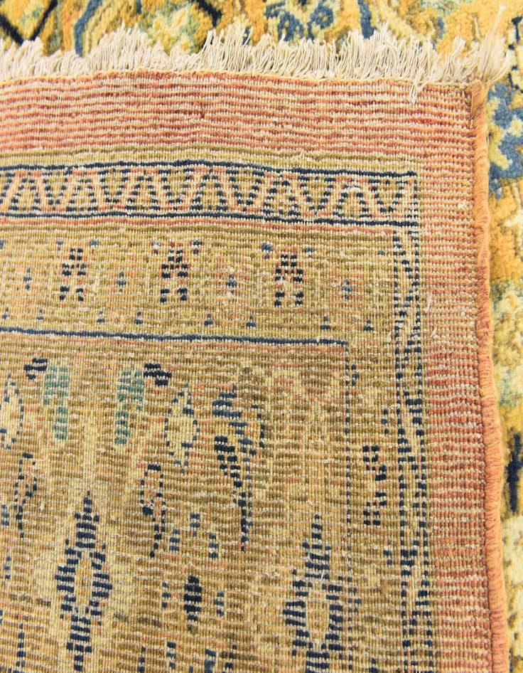 Detail image of  9' 9 x 12' 8  Hand Knotted Farahan Persian Wool Rug