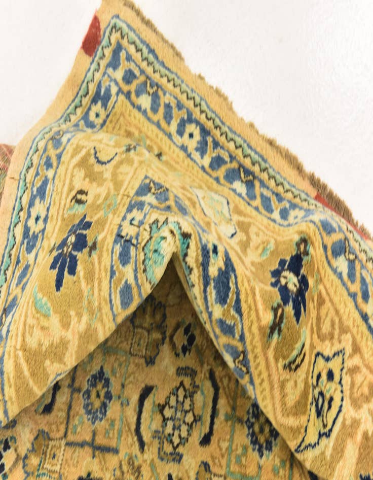 Detail image of  9' 10 x 12' 9  Hand Knotted Farahan Persian Wool Rug