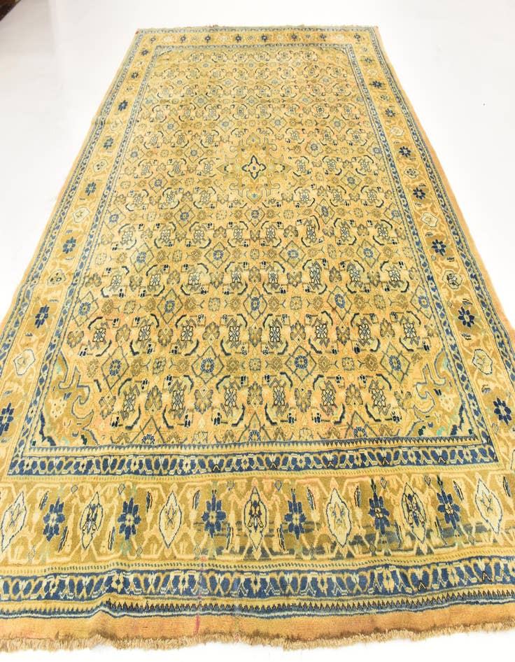 Detail image of  9' 10 x 12' 9  Hand Knotted Farahan Persian Wool Rug