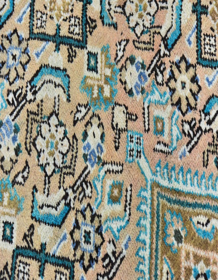 Detail image of  9' 8 x 12' 10  Hand Knotted Farahan Persian Wool Rug