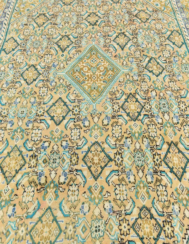 Detail image of  9' 8 x 12' 10  Hand Knotted Farahan Persian Wool Rug