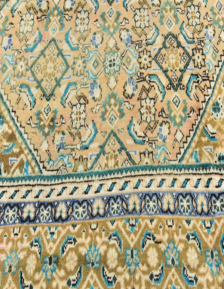 Detail image of  9' 8 x 12' 10  Hand Knotted Farahan Persian Wool Rug