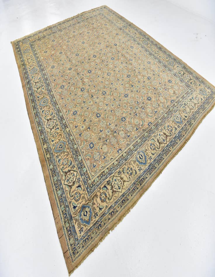 Detail image of  9' 10 x 13'  Hand Knotted Farahan Persian Wool Rug