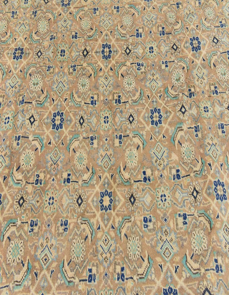 Detail image of  9' 10 x 13'  Hand Knotted Farahan Persian Wool Rug