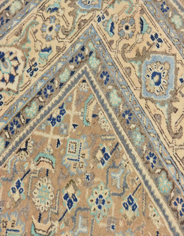 Detail image of  9' 10 x 13'  Hand Knotted Farahan Persian Wool Rug