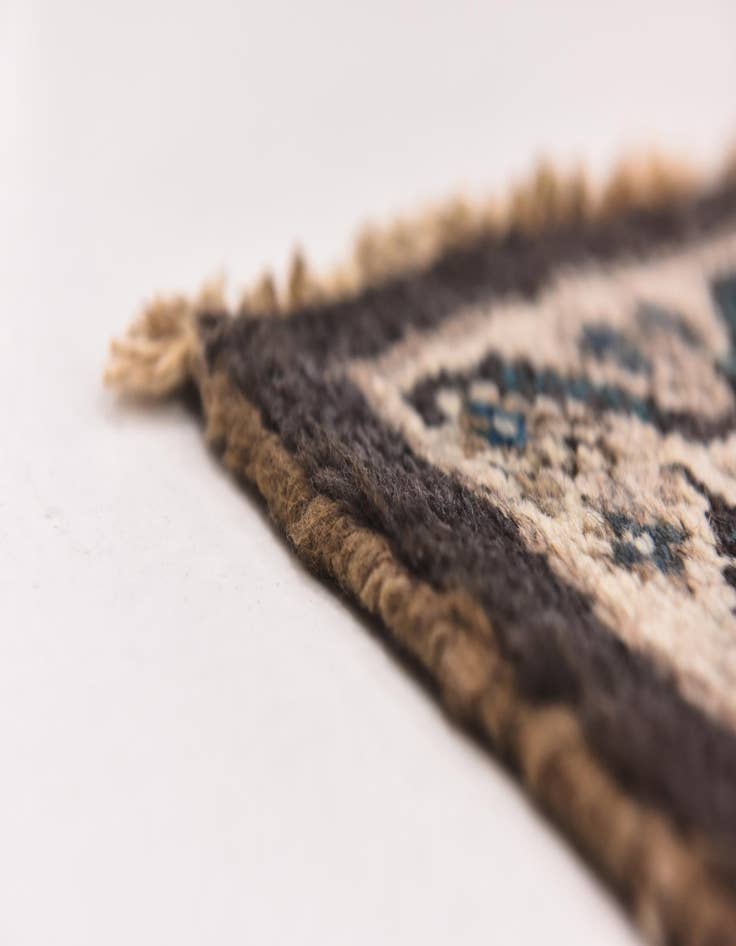 Detail image of  9' x 13' 3  Hand Knotted Farahan Persian Wool Rug