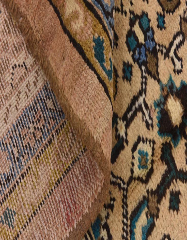 Detail image of  9' 7 x 13' 6  Hand Knotted Farahan Persian Wool Rug