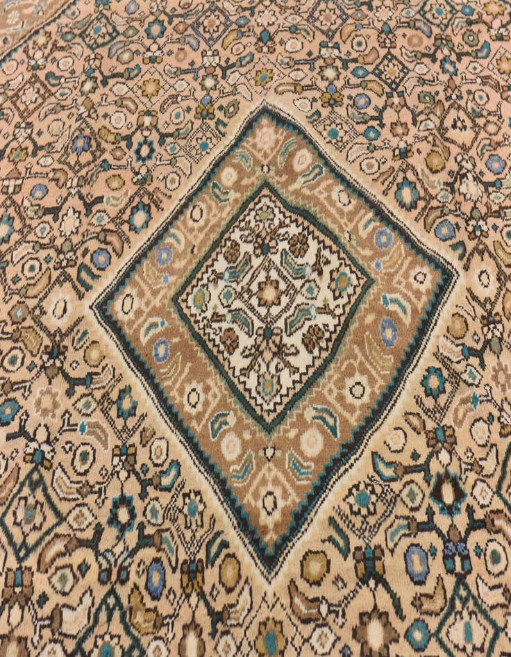 Detail image of  9' 7 x 13' 6  Hand Knotted Farahan Persian Wool Rug