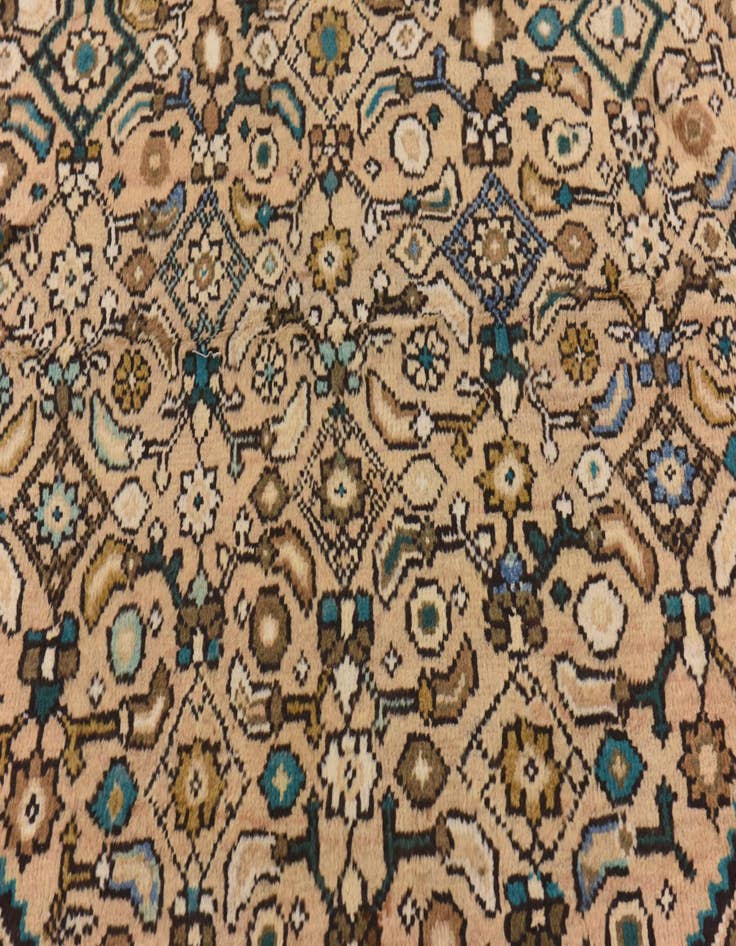Detail image of  9' 7 x 13' 6  Hand Knotted Farahan Persian Wool Rug