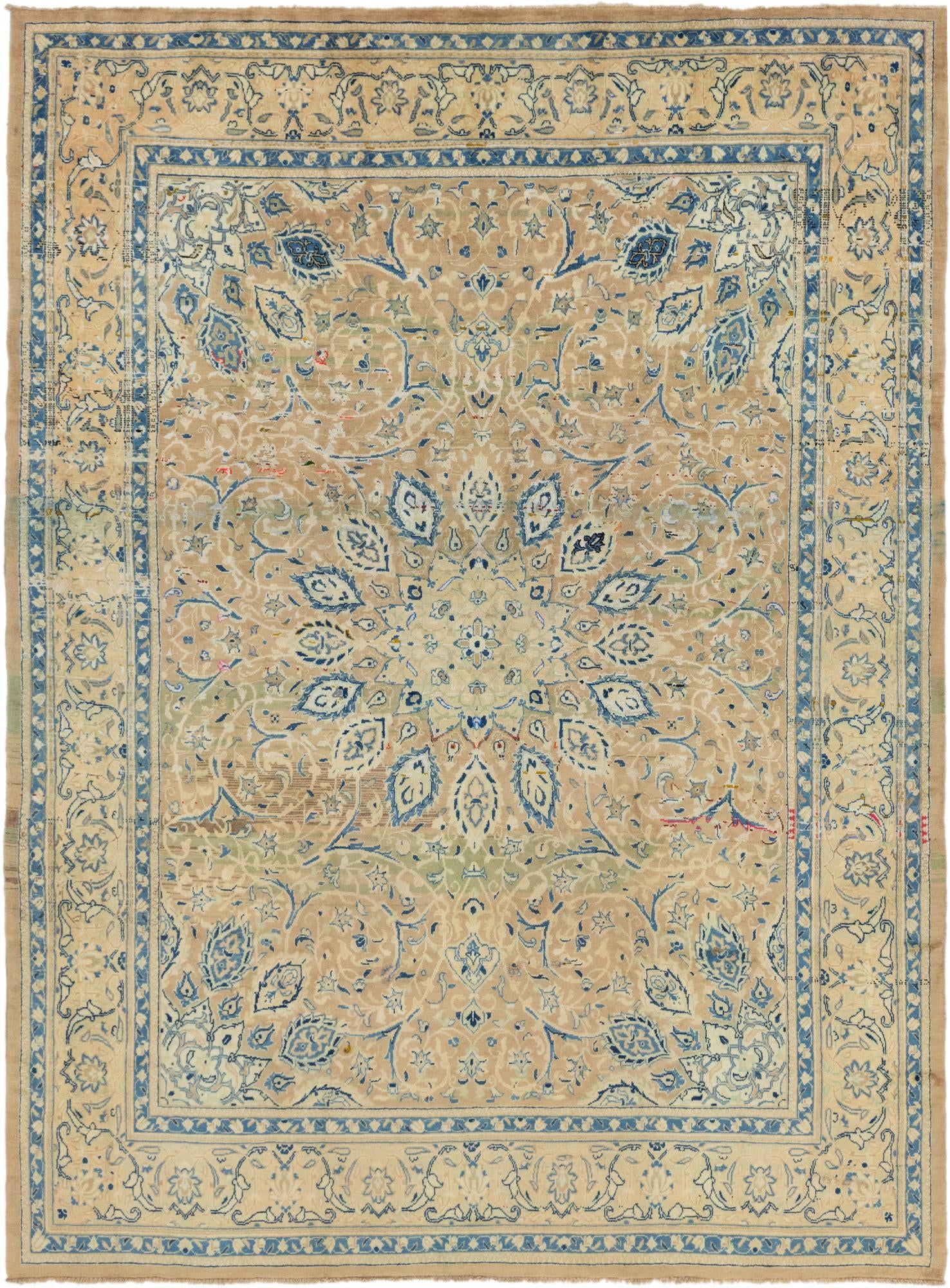 Peach 10' 2 x 13' 10 Hand Knotted Farahan Persian Wool Rug | Rugs.com