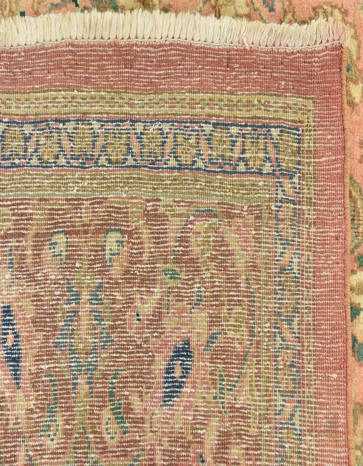 Detail image of  9' 9 x 13'  Hand Knotted Farahan Persian Wool Rug