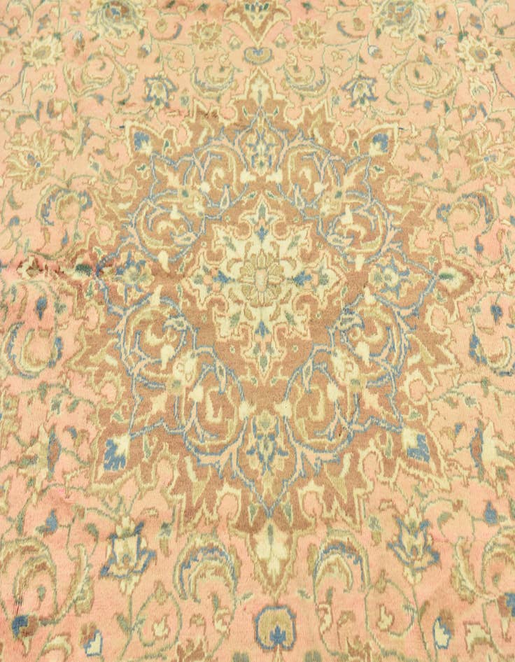 Detail image of  9' 9 x 13'  Hand Knotted Farahan Persian Wool Rug