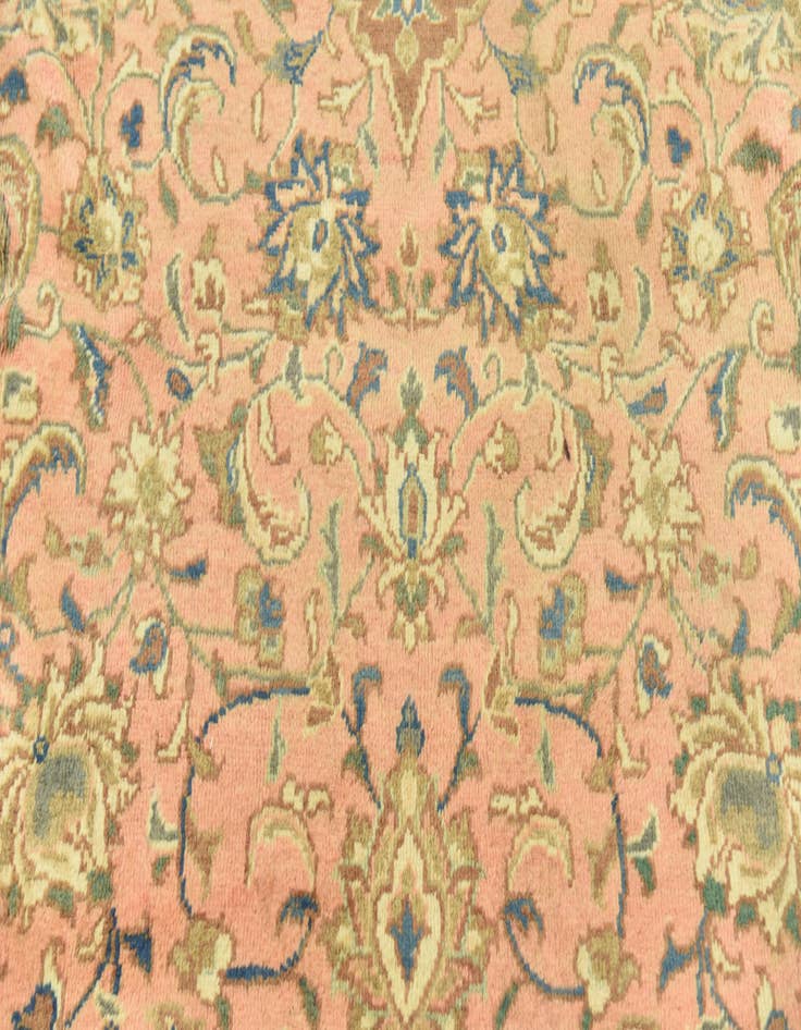 Detail image of  9' 9 x 13'  Hand Knotted Farahan Persian Wool Rug