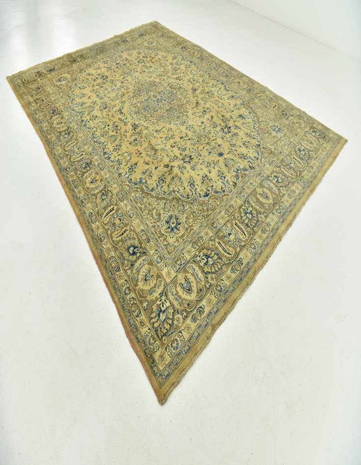 Detail image of 9' 9 x 12' 9 Hand Knotted Farahan Persian Wool Rug