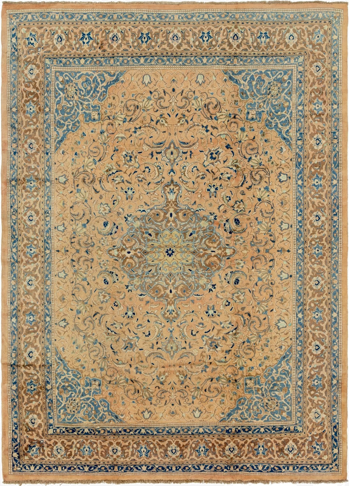  9' 10 x 13' 5  Hand Knotted Farahan Persian Wool Rug