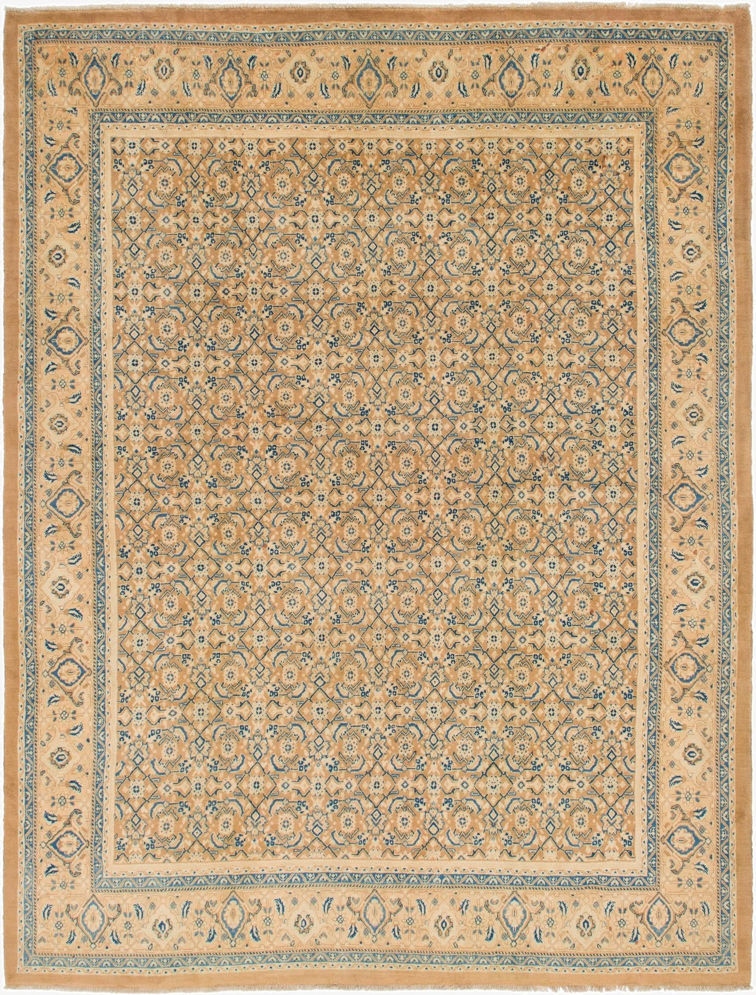  10' x 13' 2  Hand Knotted Farahan Persian Wool Rug