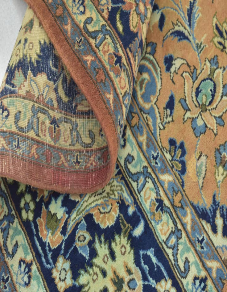 Detail image of 10' x 13' 3 Hand Knotted Isfahan Persian Wool Rug